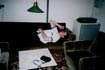 recording Ty Voloey - the lazy producer simulates exhaustion